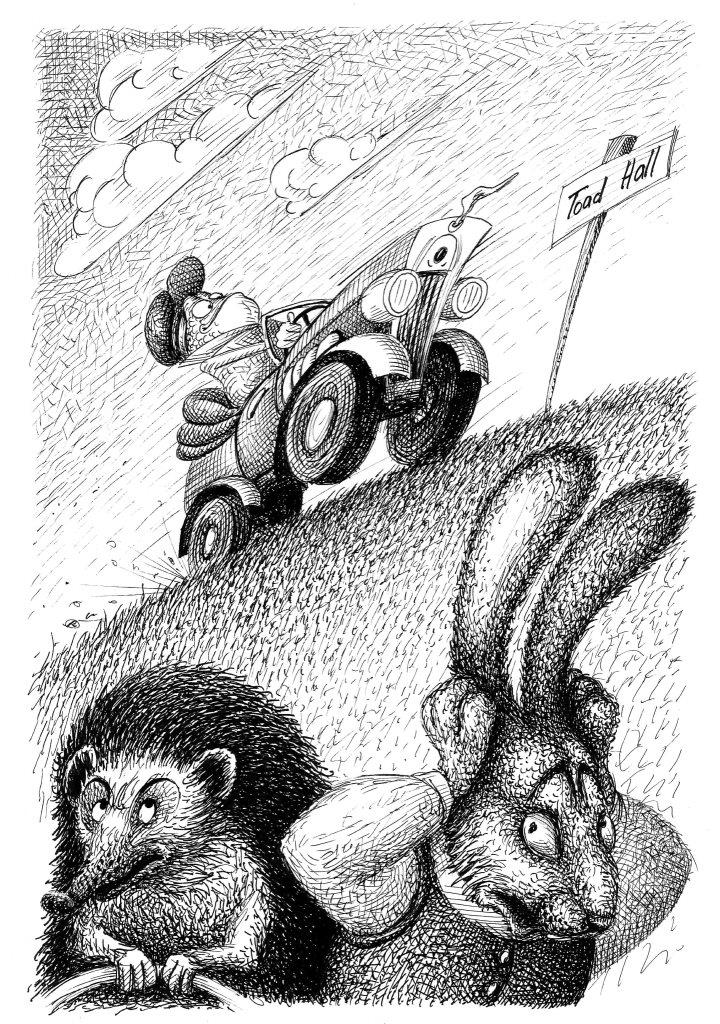 "Ветер в ивах" - иллюстрация