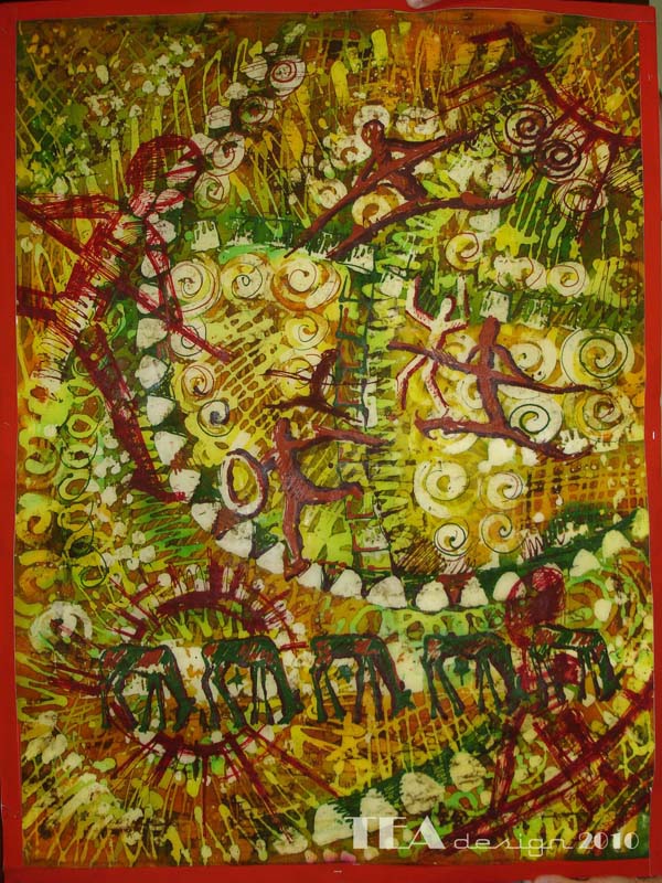 Батик "Этнические мотивы"