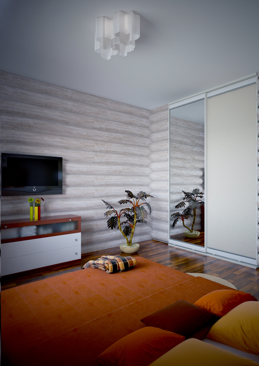 Коттедж второй этаж гостевая спальня