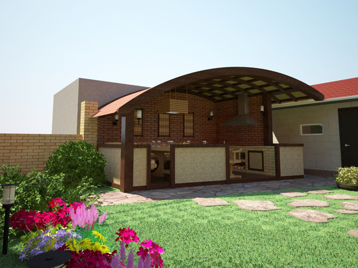 задний двор (катедж)