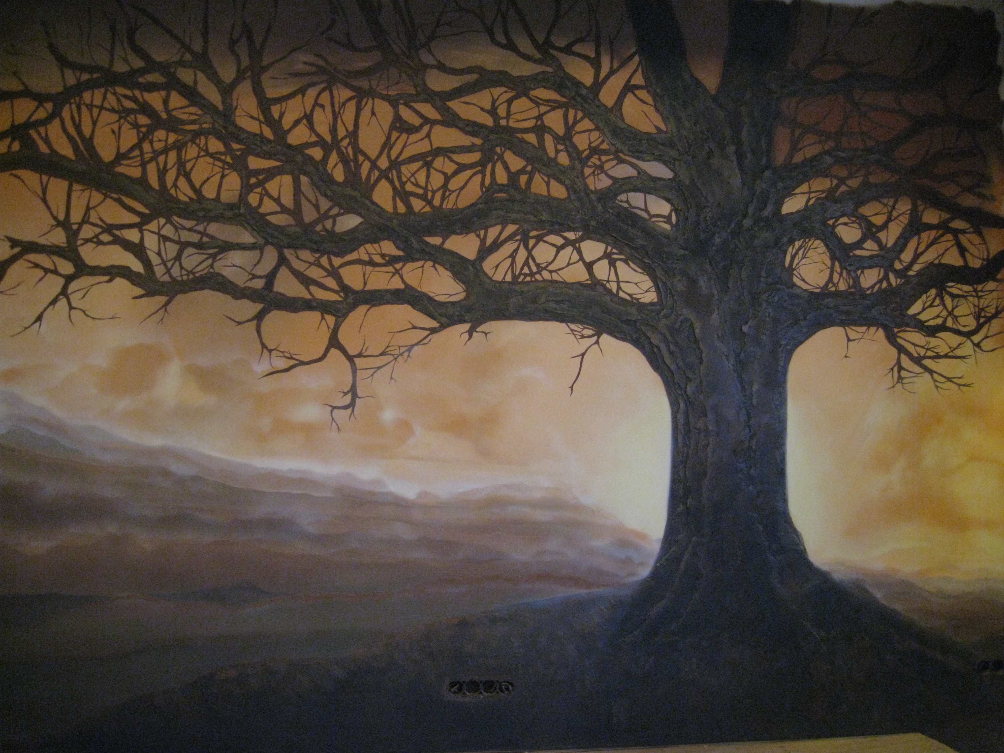 Декоративное панно. Ресторан "Лесная сказка"