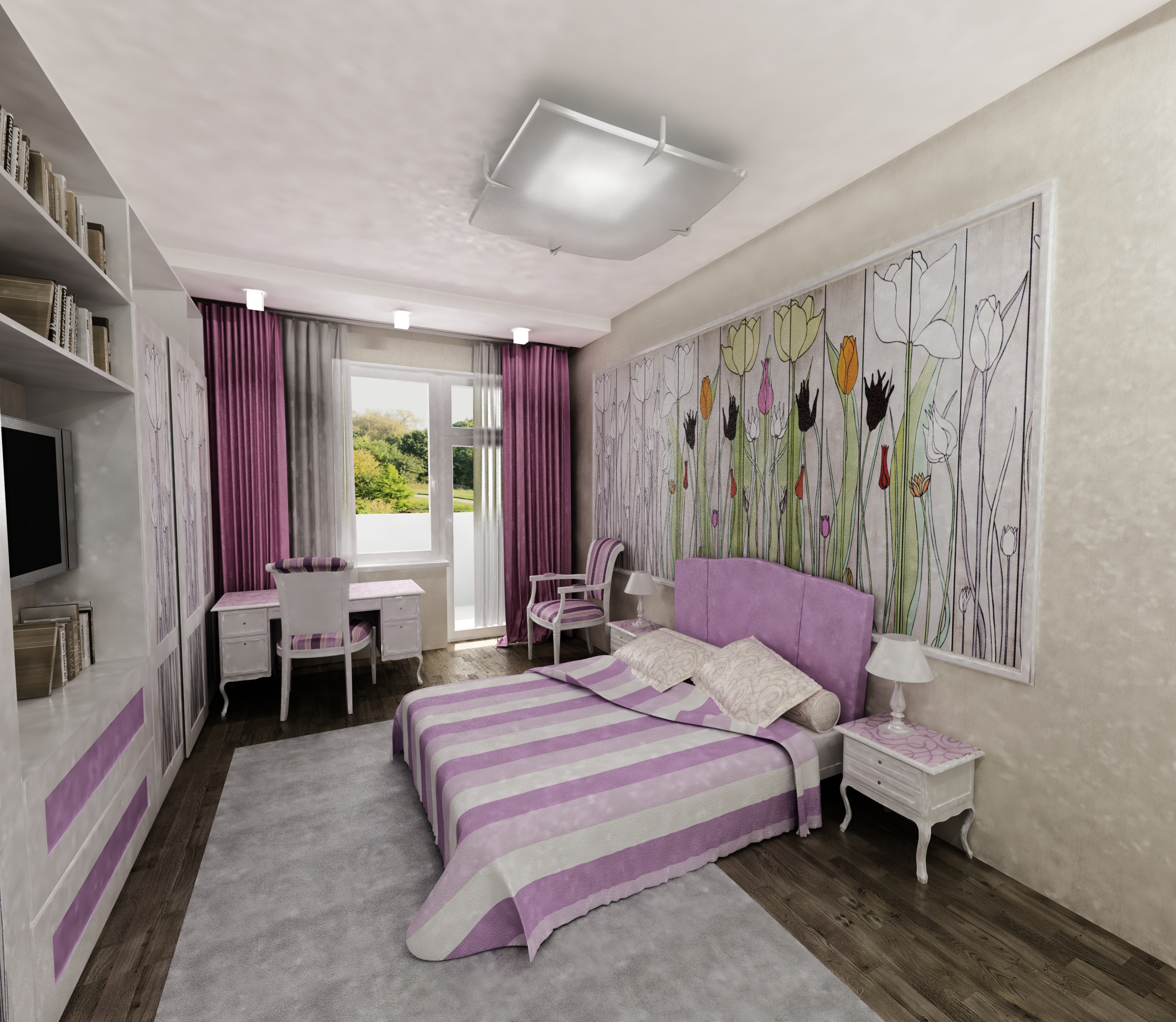 Частный интерьер. Детская