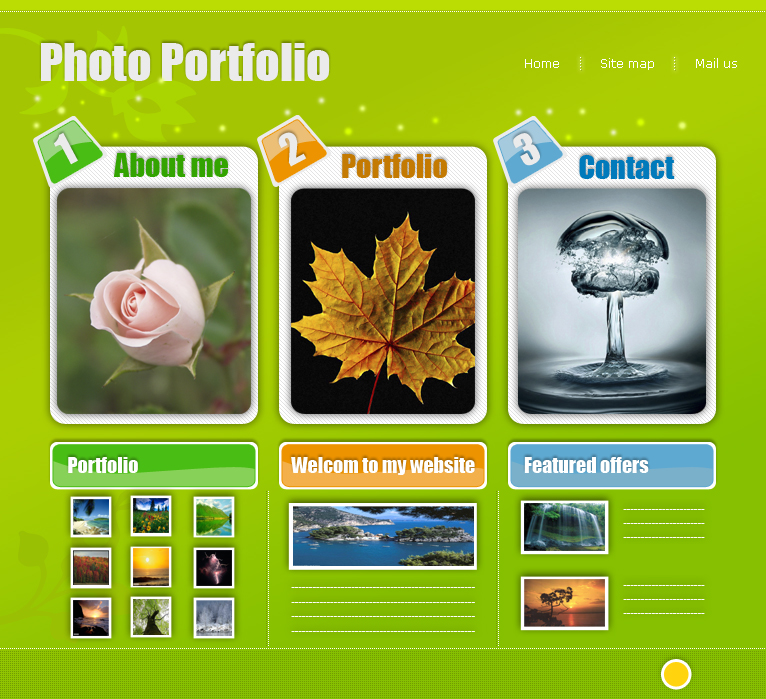 Сайт-портфолио фотографа