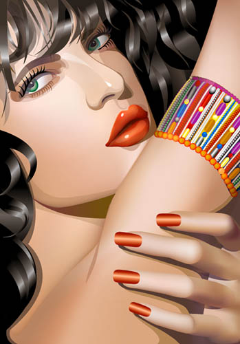 Книжная иллюстрация "Рабыня страсти"2.