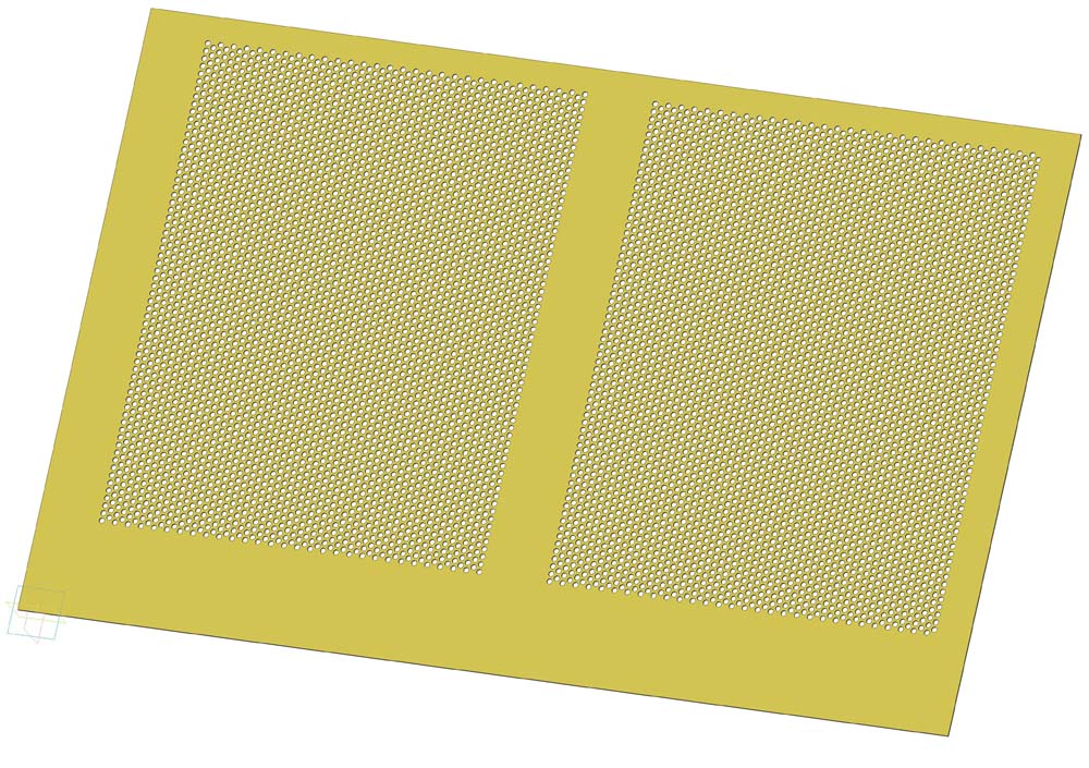 Пластина перфорированная