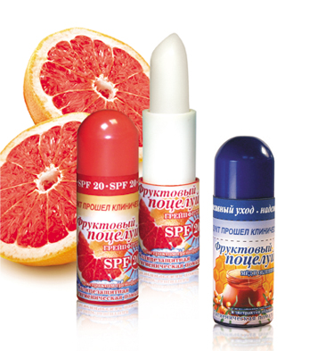 Бальзам для губ  "Фруктовый поцелуй"