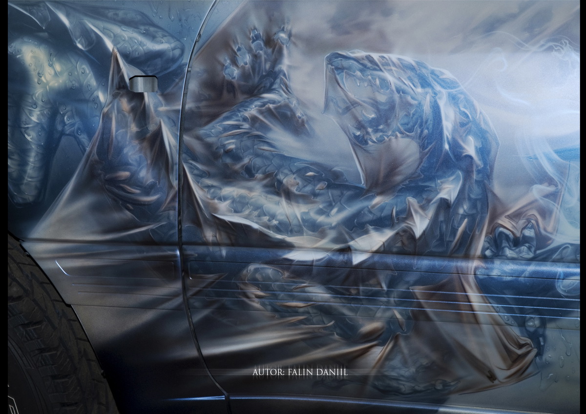 рисунок дракона фотореализм