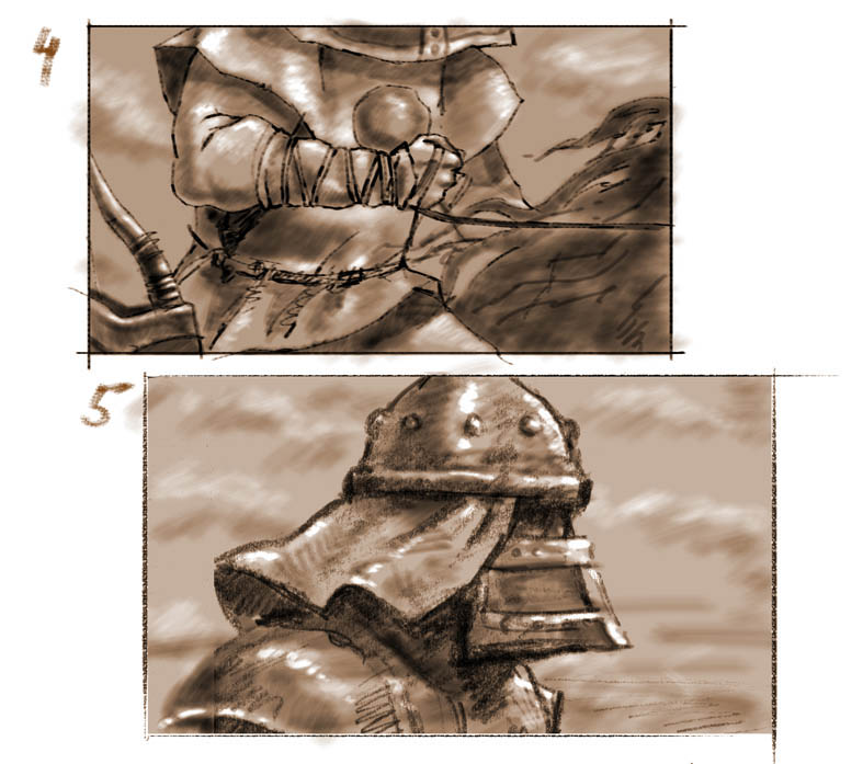 раскадровка к рекламному ролику