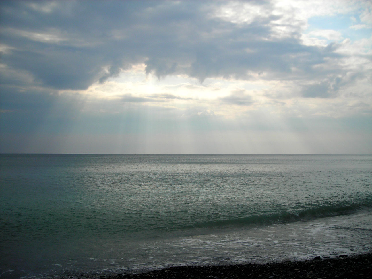 свет в облаках