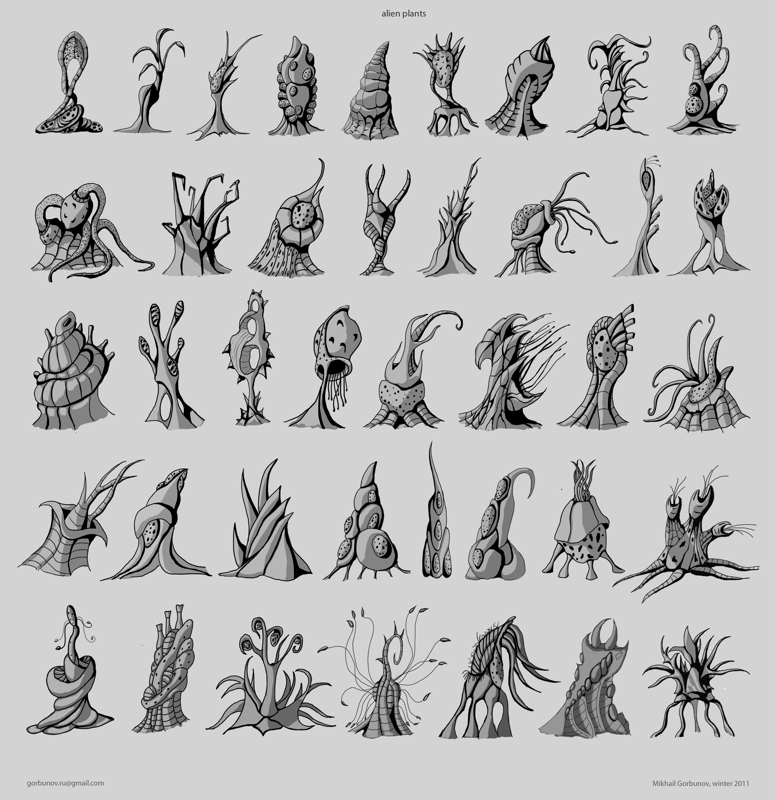 concept alien plants