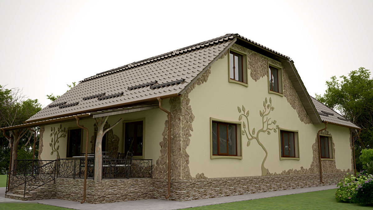 Коттедж-саванна 03