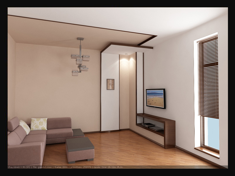 Интерьер жилого дома. Гостевая