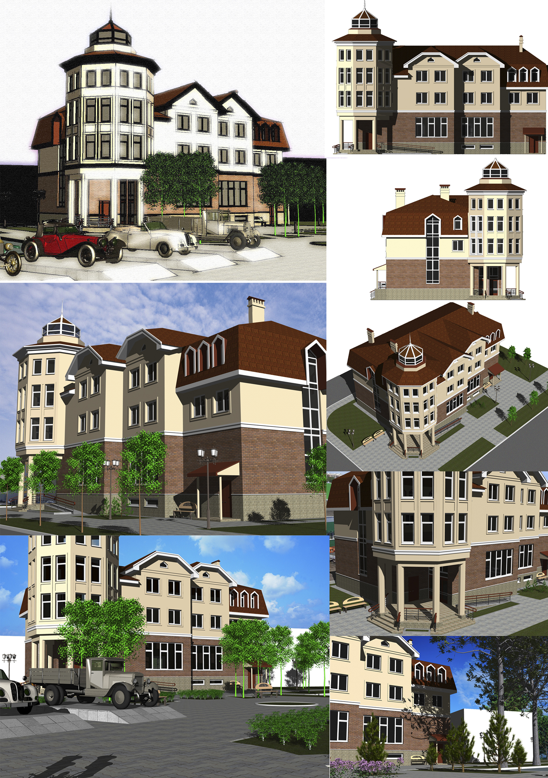 г.Нягань.Административное здание. AutoCAD