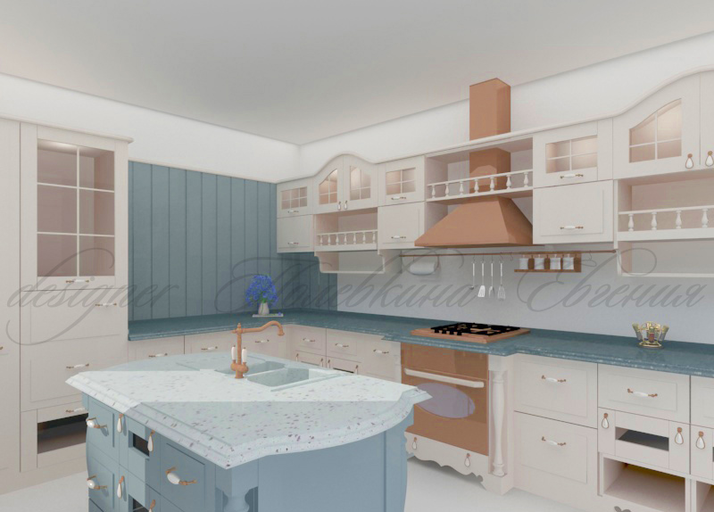 Эскиз кухонного гарнитура