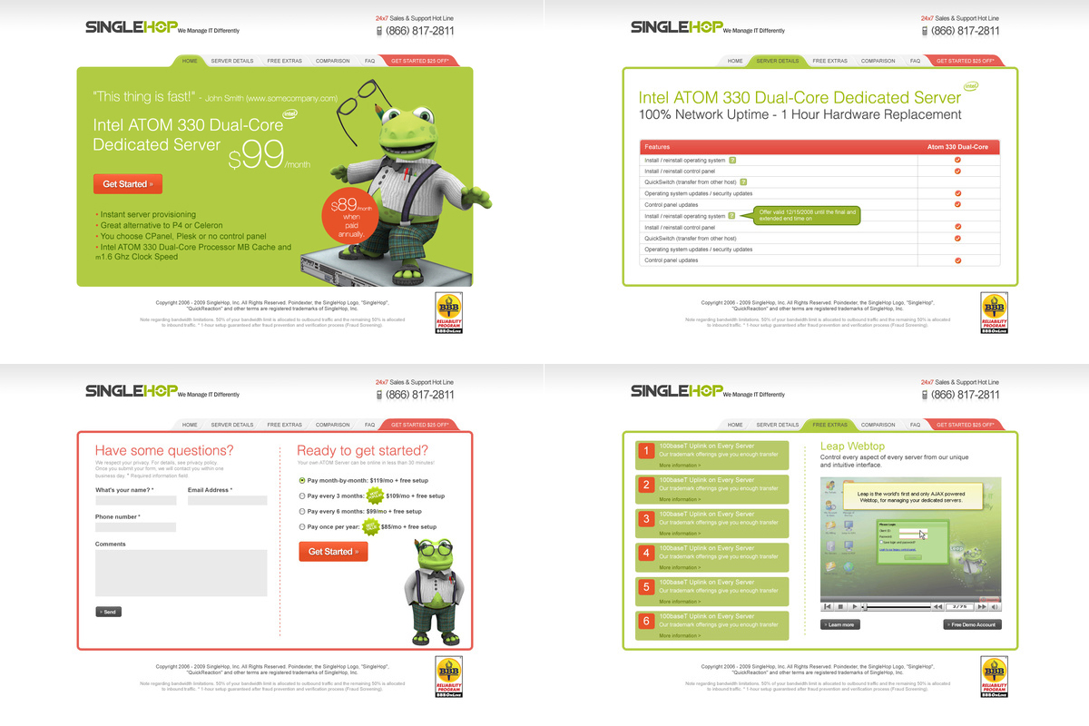 Сингл Хоуп - мини сайт