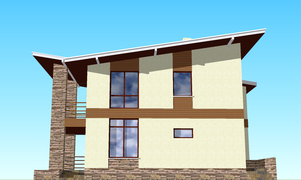 Визуализация здания жилого дома