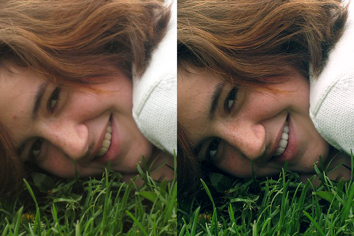 Цвет и легкая ретушь.