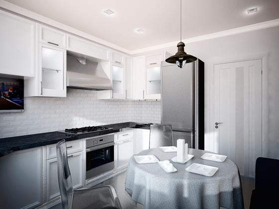 ЖК "ВИдное" 2 ком. Кухня-гостинная