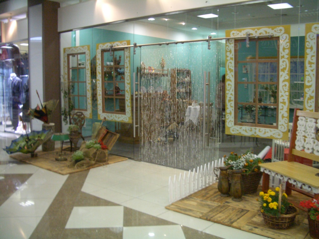 оформление интерьера для т/ф "Дыши со мной" магазин Ланы в Т