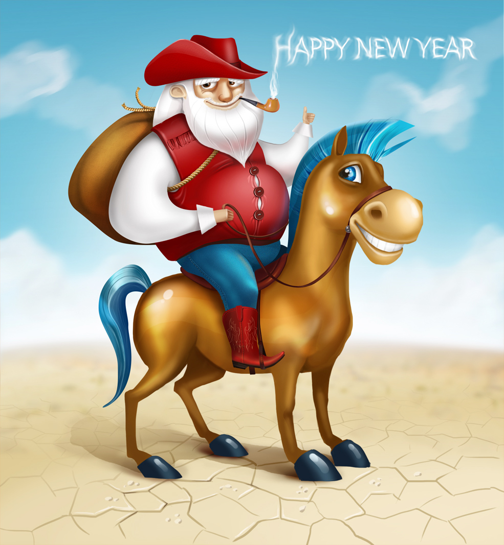 Cowboy Santa