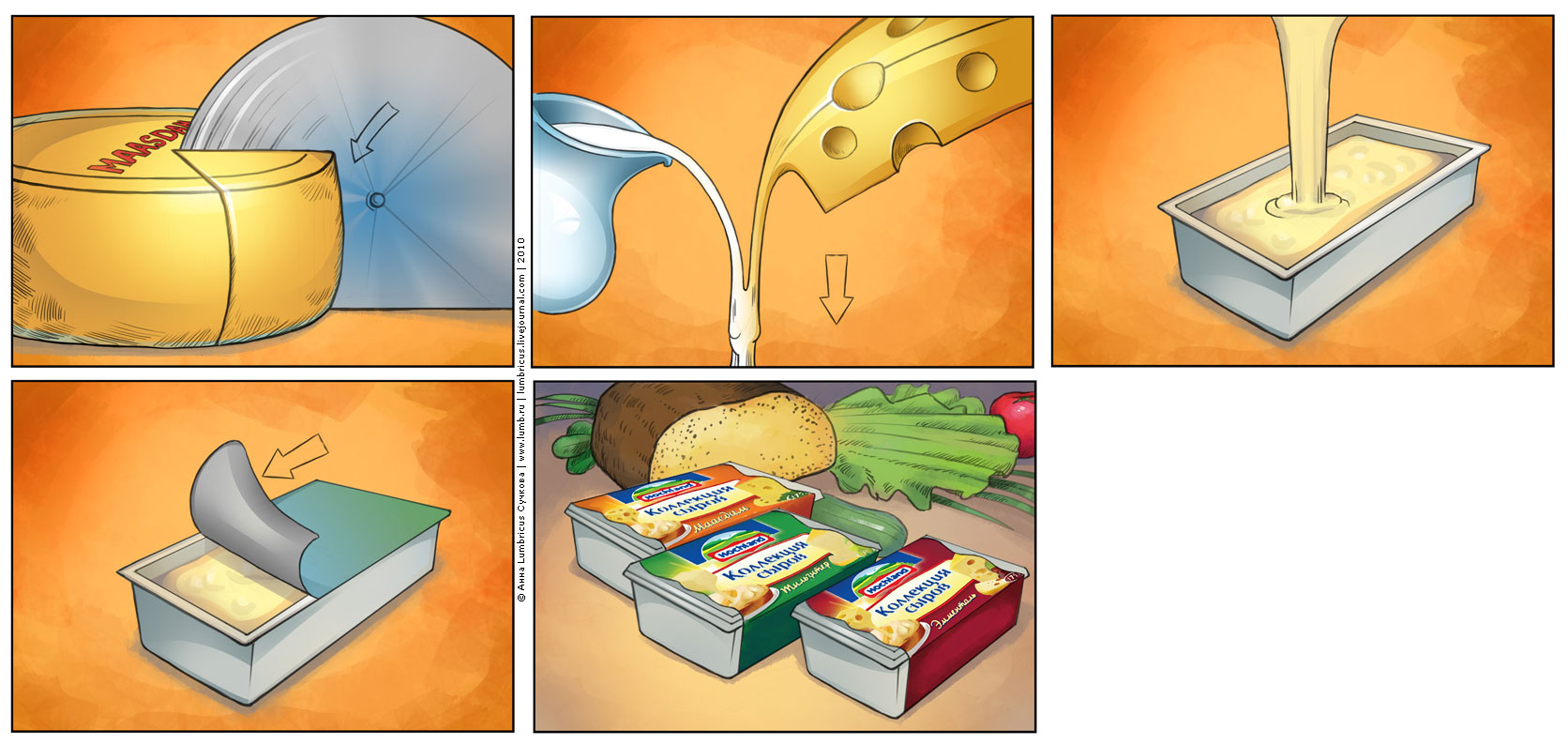 Сториборд "Сыр" . 2