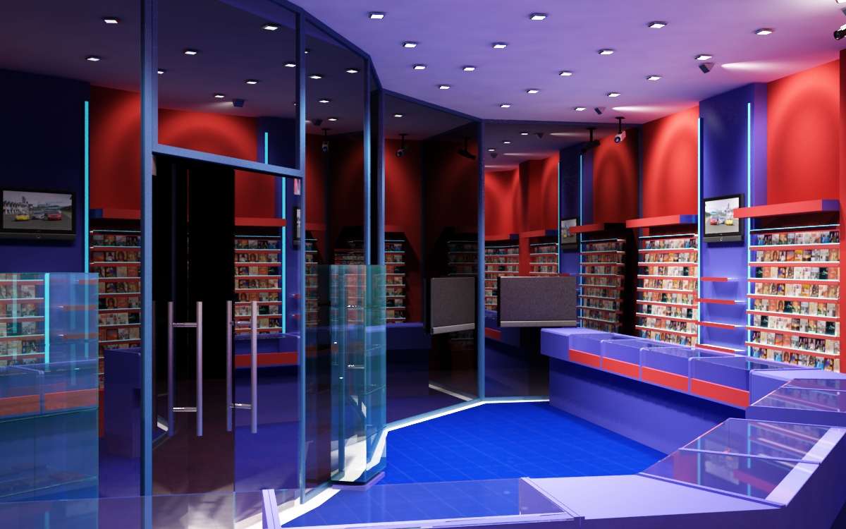 магазин видеоигр в ТЦ