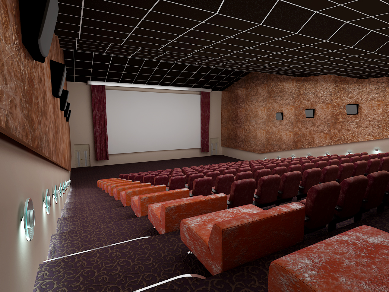 кинотеатр, 4 этаж, гипермаркет типа лидо "ЗАМОК"