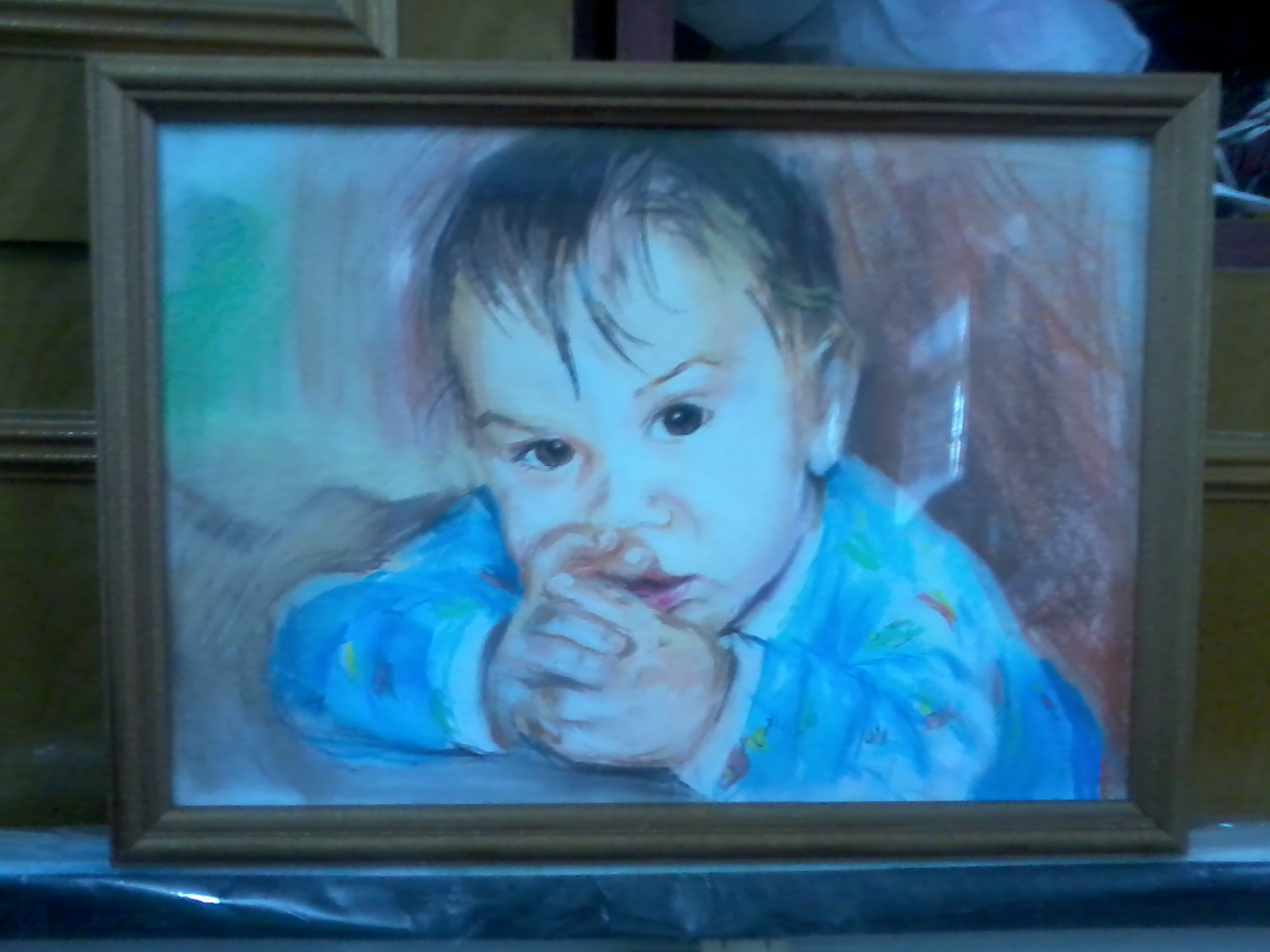 Портрет (бумага, пастель)