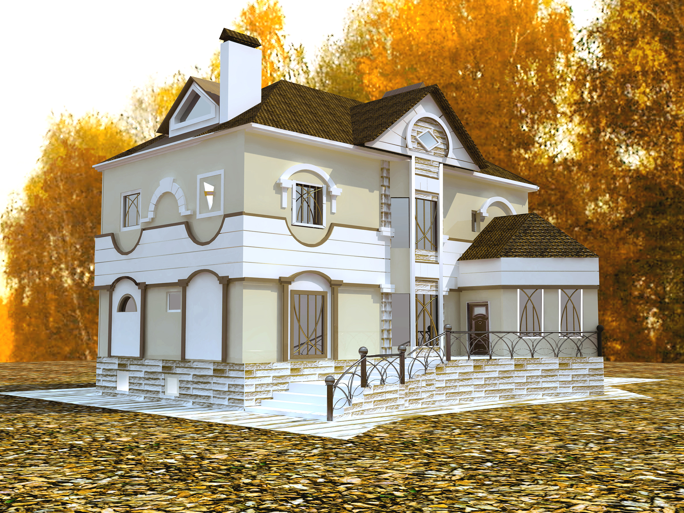 Частный дом в пос."Грибово де люкс"