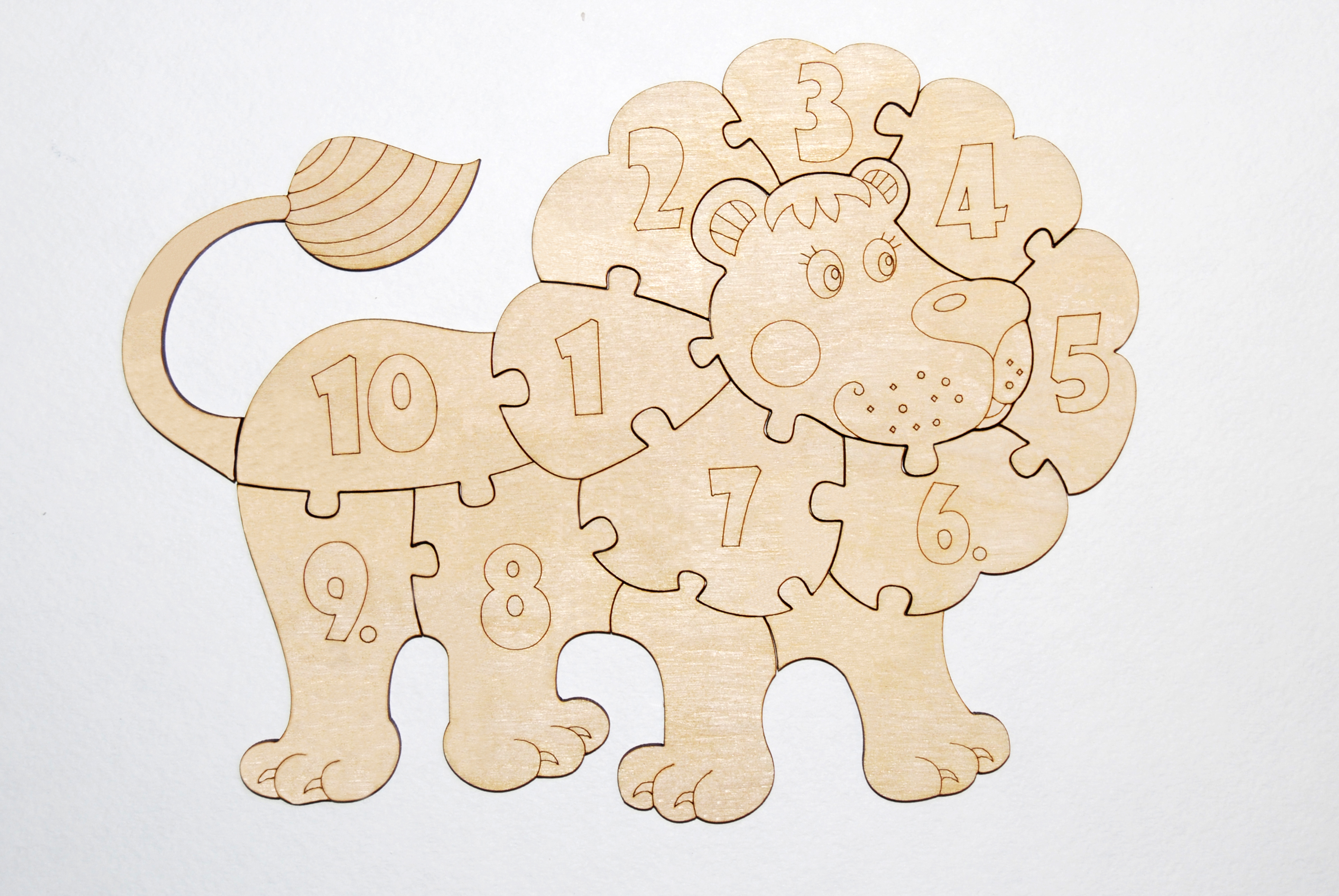 Разработка (векторного рисунка) пазл 