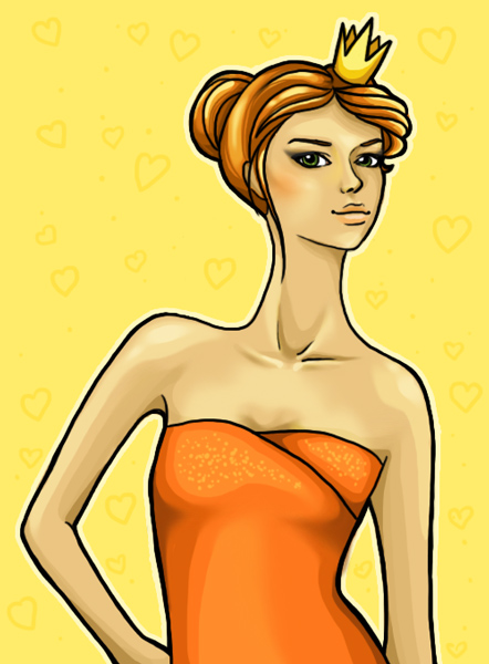 Девушка в короне