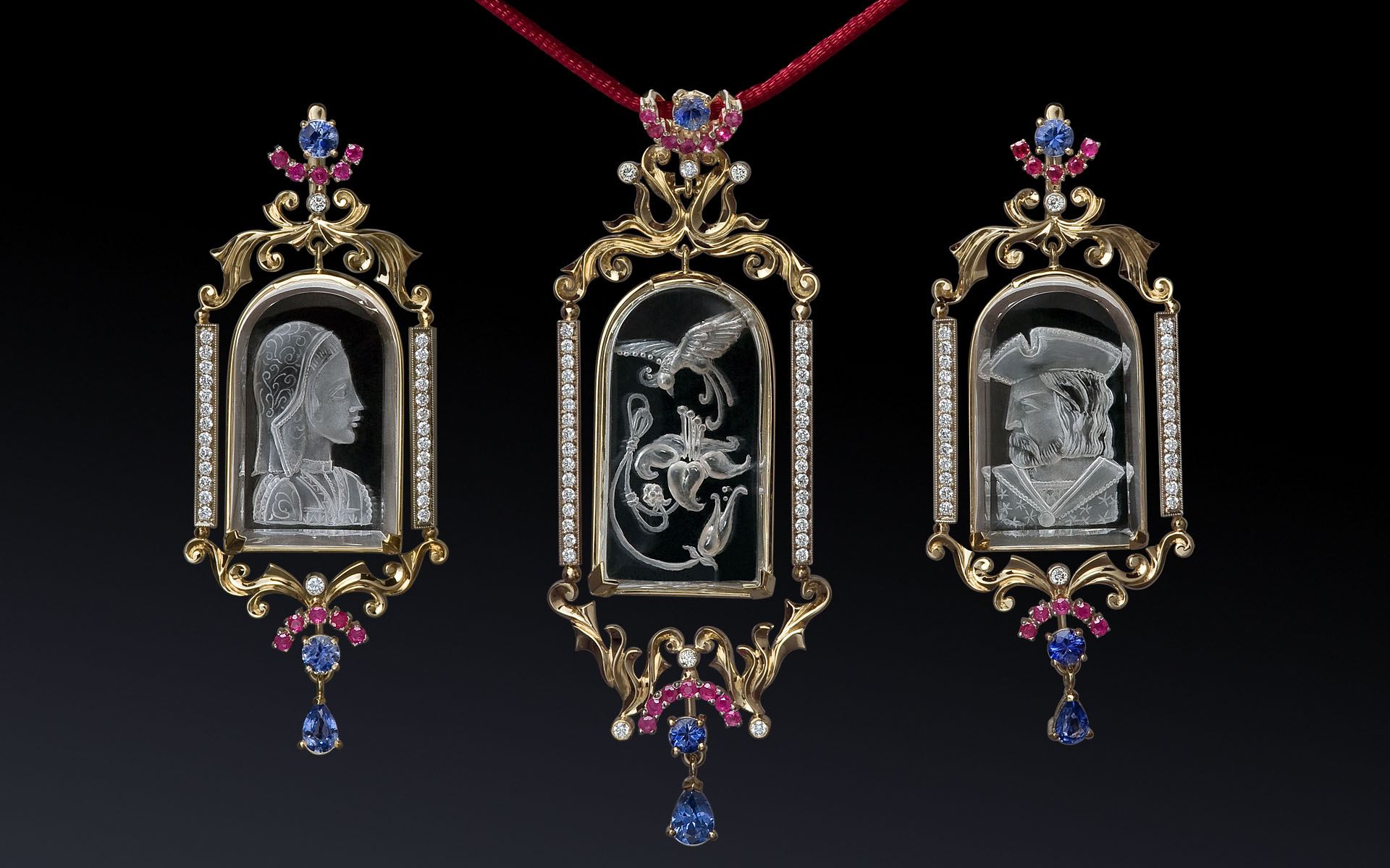 Diamond Jewelry. Jewelry Photography. Ювелирные изделия. Инталии