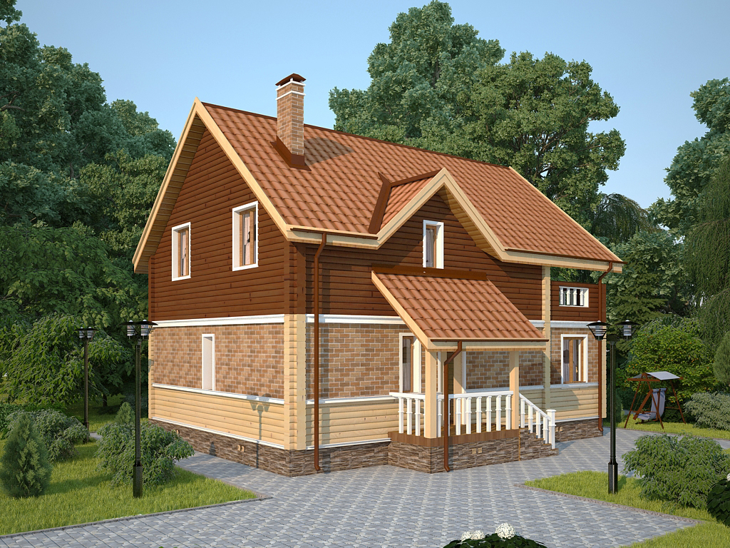 графика для компании АБС-строй, проект "Лазур"