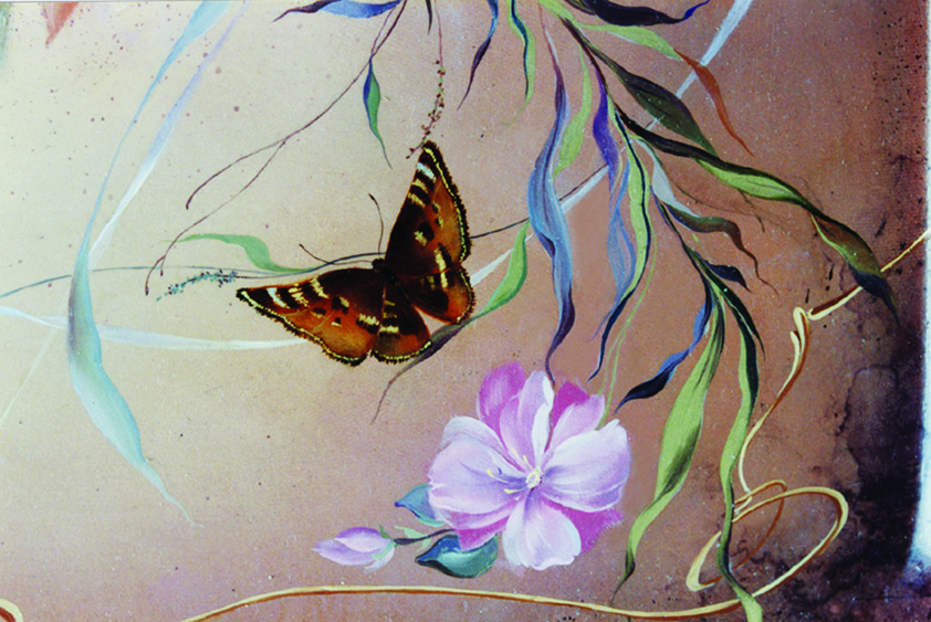 Декоративное панно. Роспись по металлу