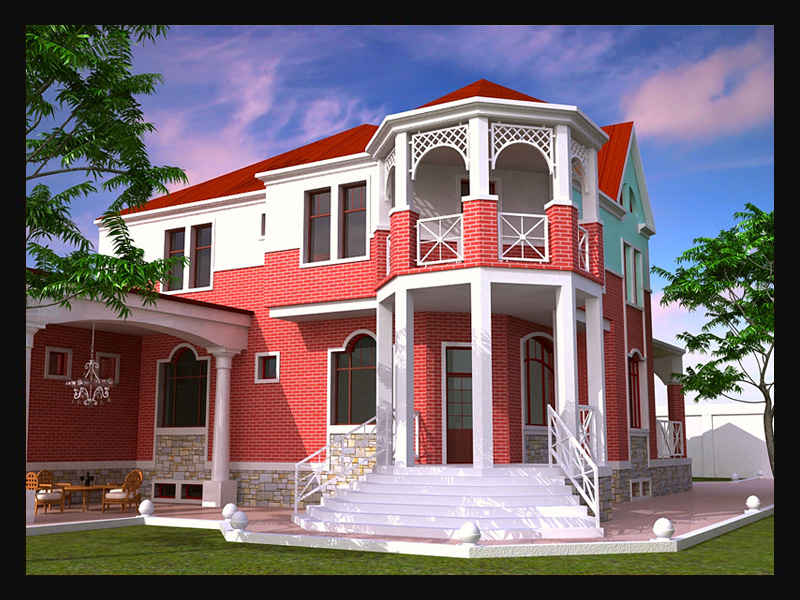 Загородный жилой дом