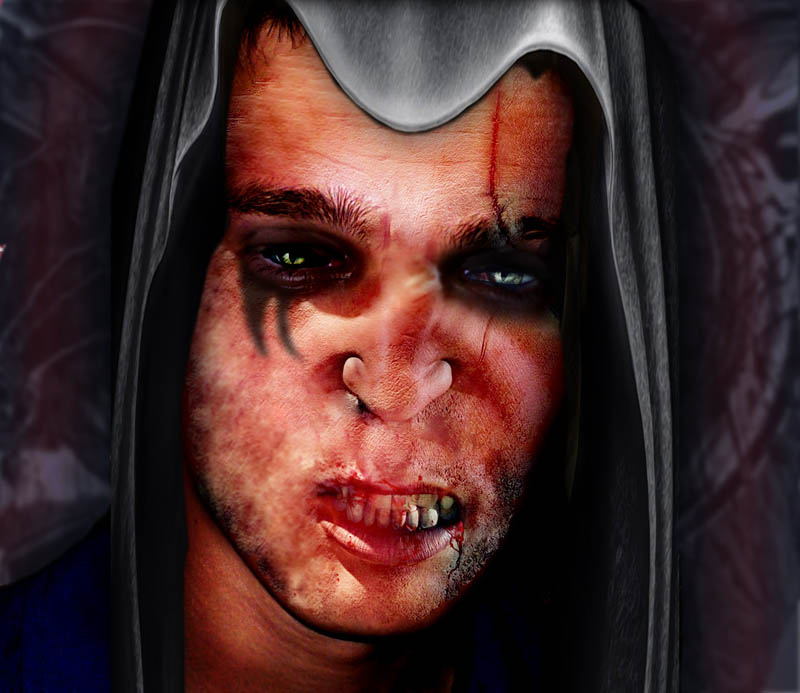 Коллаж в стиле "Evil"