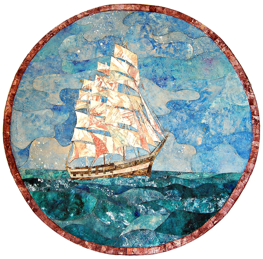 Живопись. Имитация камня.