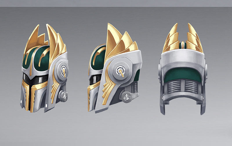 Концепт шлема для персонажа