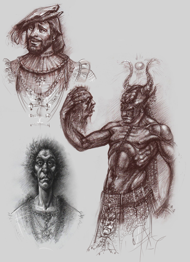 эскиз персонажа