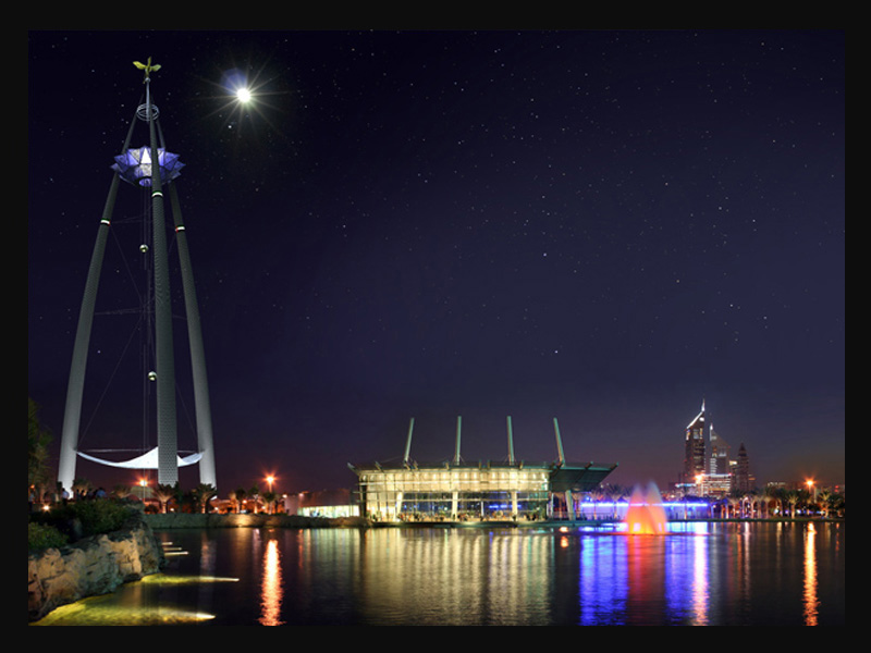 Конкурсный проект "Tall emblem structure Dubai"