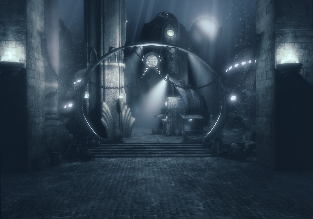 подводный город- кадр из ролика