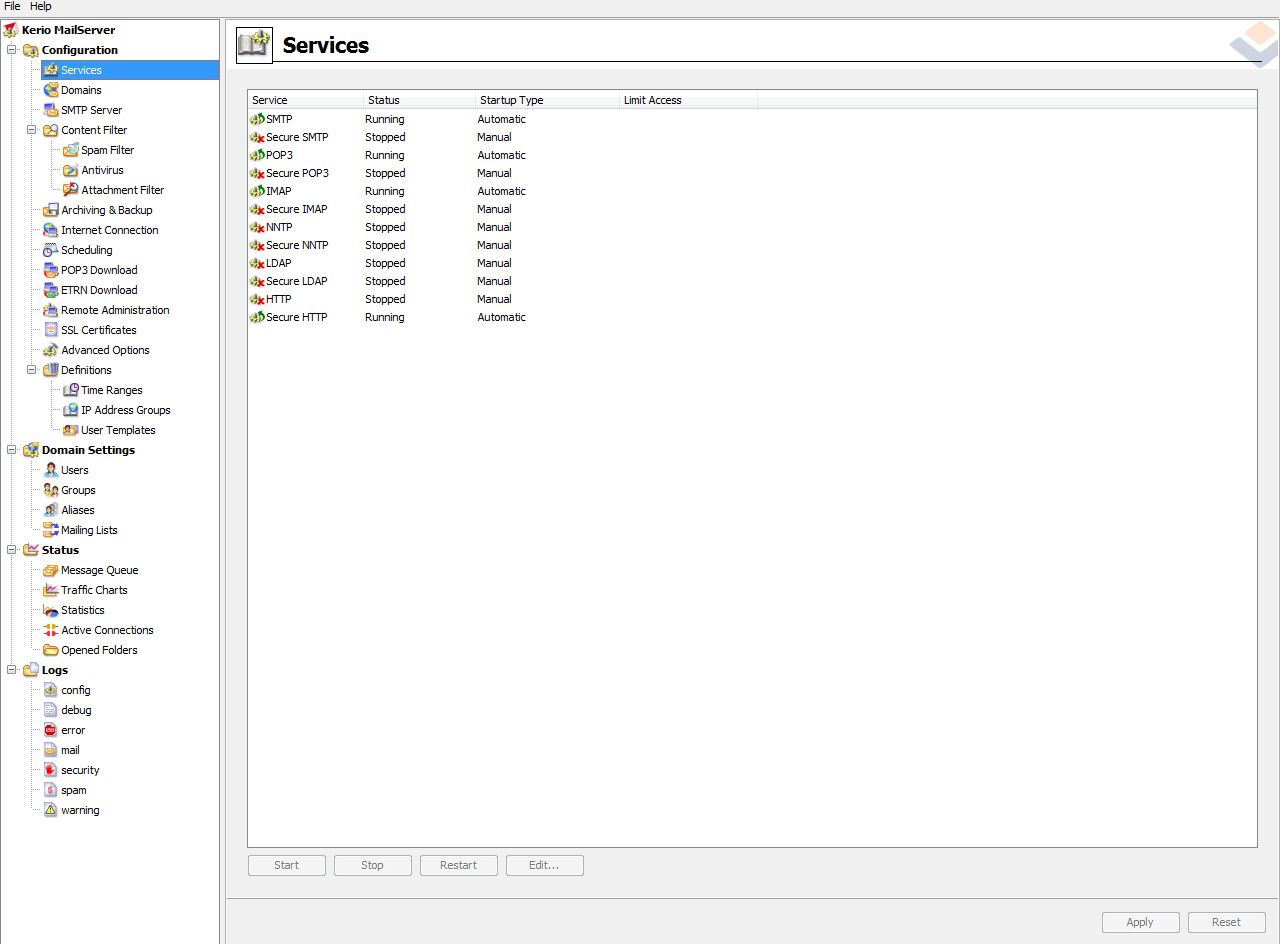 Почтовый сервер Kerio Connect
