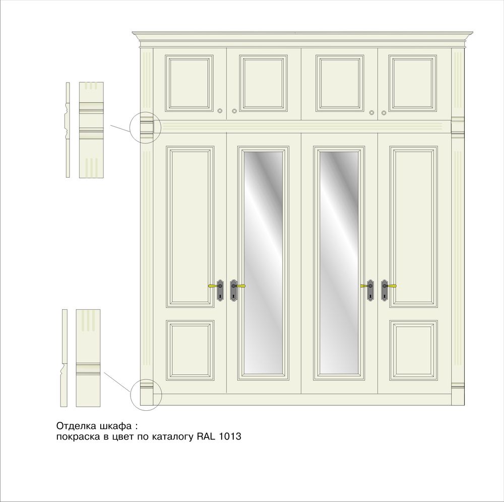 рисунок шкафа для прихожей
