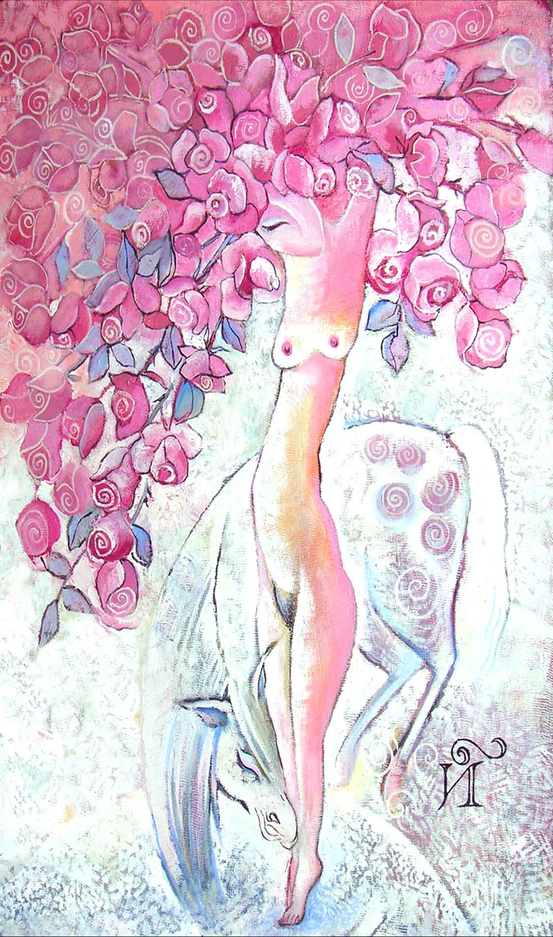 розовый куст