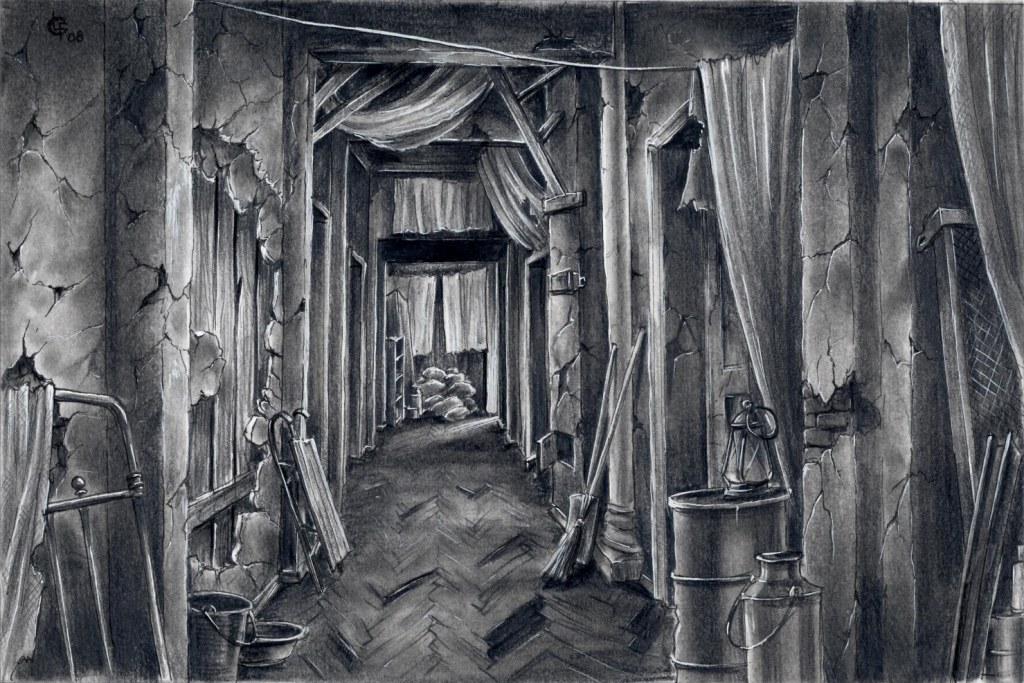 декорация для т/ф "Васильевский остров" реж. В.Шевельков