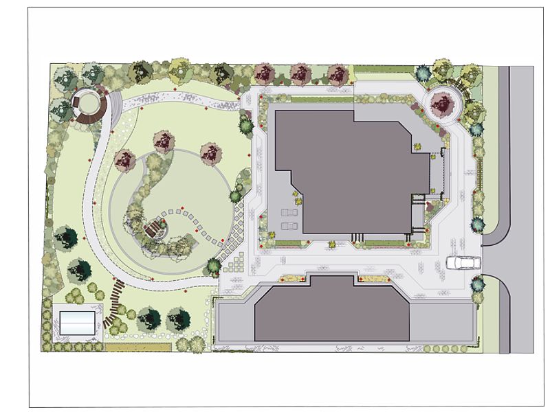 Дизайн-проект участка в Петергофе