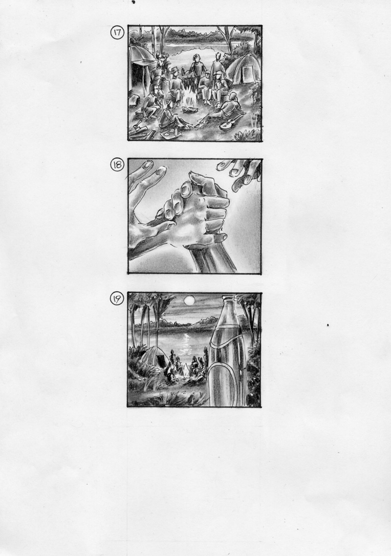 раскадровка для ролика пиво Балтика