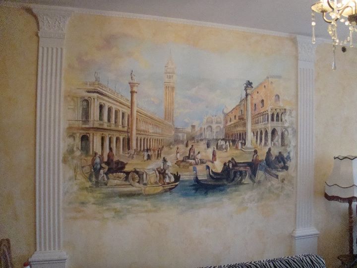 Фреска "Площадь Сан -Марко"