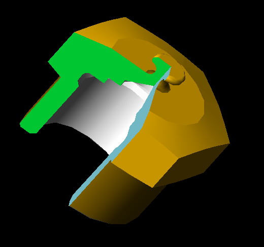 Объёмные чертежи различных деталей