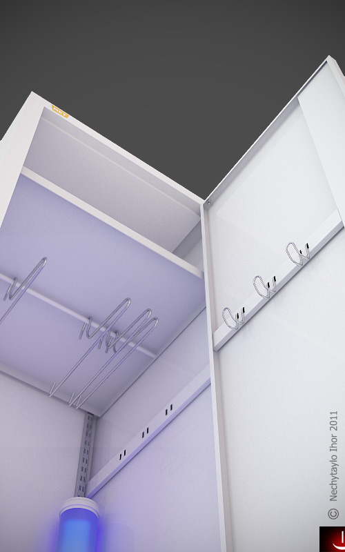 Шкаф для уборочного инвентаря 03